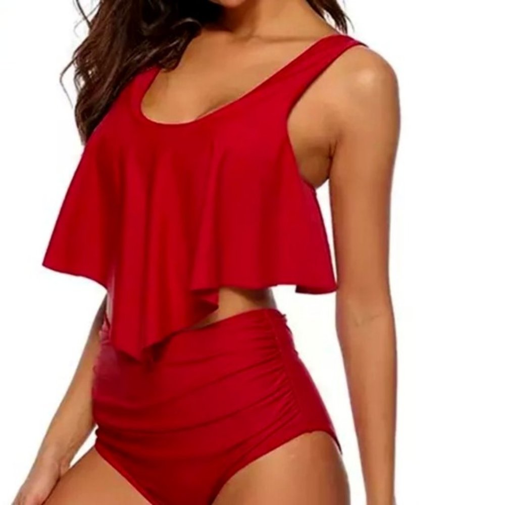 SEXY RED SWIMSUIT